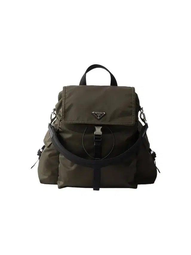 Prada Men's Explore Re-Nylon and Leather Backpack - Green