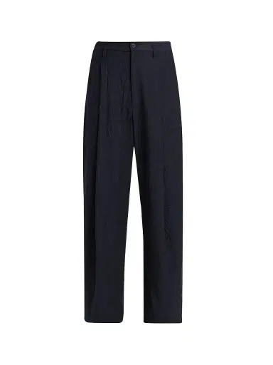 Giorgio Armani Men's Virgin Wool Single Pleat Trousers | Thumbnail 1 Giorgio Armani Men's Virgin Wool Single Pleat Trousers | Thumbnail 1