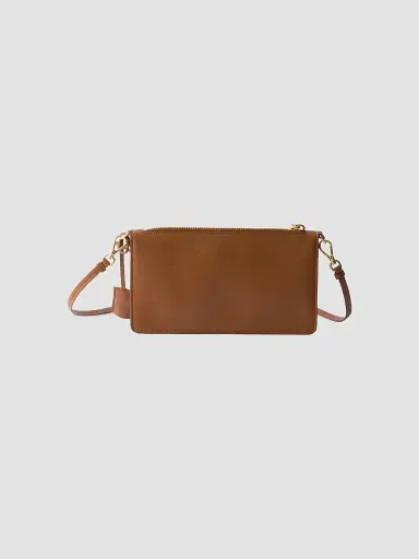 Prada Women's Saffiano Leather Smartphone Pouch - Brown | Thumbnail 3 Prada Women's Saffiano Leather Smartphone Pouch - Brown | Thumbnail 3