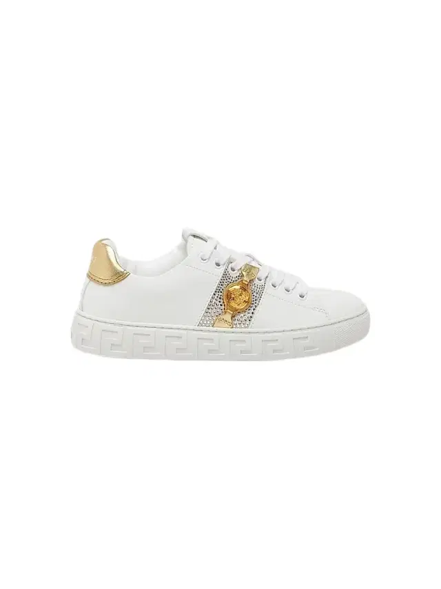 Versace Women's Crystal-Embellished Low-Top Sneakers