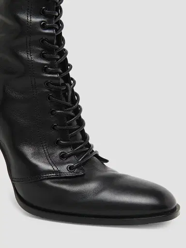 Dolce & Gabbana Women's Round Toe 90MM Leather Knee-High Boots | Thumbnail 6 Dolce & Gabbana Women's Round Toe 90MM Leather Knee-High Boots | Thumbnail 6