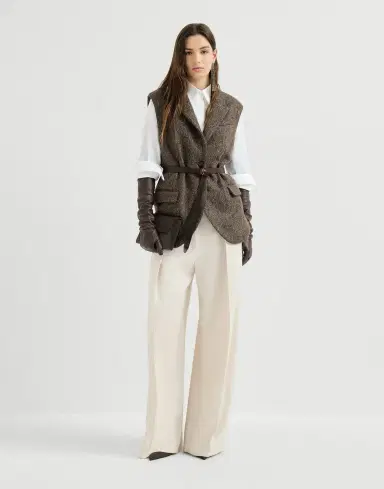 Brunello Cucinelli Pleated barrel trousers | Thumbnail 6