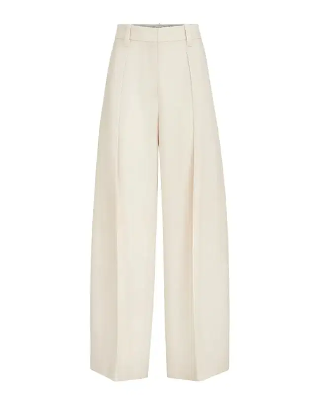 Pleated barrel trousers
