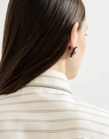 Brunello Cucinelli Silk poplin shirt | Thumbnail 4 Brunello Cucinelli Silk poplin shirt | Thumbnail 4