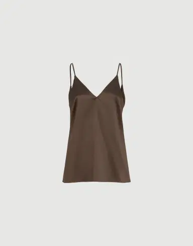 Brunello Cucinelli Stretch silk satin camisole | Thumbnail 7 Brunello Cucinelli Stretch silk satin camisole | Thumbnail 7