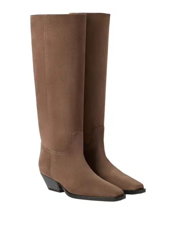 Brunello Cucinelli Suede boots with monili
