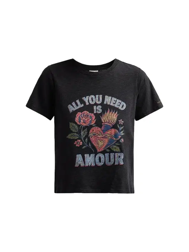 Cinq à Sept Women's All You Need Is Amour Shrunken Band T-Shirt
