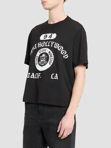 AMIRI Men's Collegiate Logo Boxy T-Shirt | Thumbnail 4
