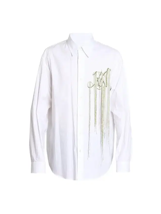 Dries Van Noten Men's Caper Embellished Cotton Poplin Shirt