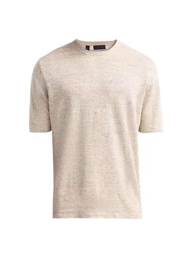 Saks Fifth Avenue Men's Linen Crewneck T-Shirt | Thumbnail 1 Saks Fifth Avenue Men's Linen Crewneck T-Shirt | Thumbnail 1