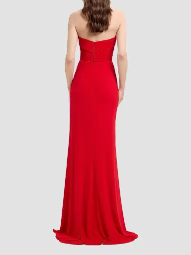 Elie Saab Women's Strapless Draped Jersey Gown | Thumbnail 3 Elie Saab Women's Strapless Draped Jersey Gown | Thumbnail 3