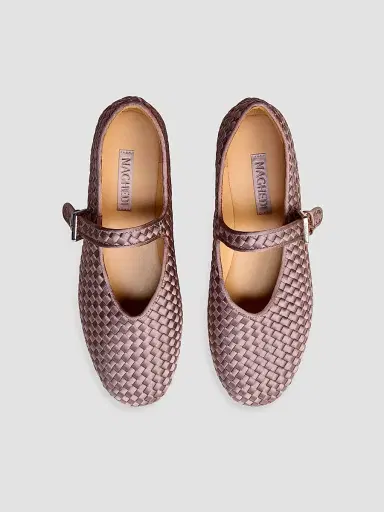 Naghedi Women's Marais Satin Mary Jane Flats | Thumbnail 2 Naghedi Women's Marais Satin Mary Jane Flats | Thumbnail 2