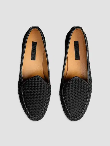 Naghedi Women's Lucca Satin Loafers - Onyx - Size 11 | Thumbnail 2 Naghedi Women's Lucca Satin Loafers - Onyx - Size 11 | Thumbnail 2