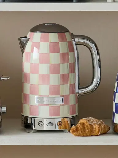 MacKenzie-Childs Violet Check Creamer | Thumbnail 2 MacKenzie-Childs Violet Check Creamer | Thumbnail 2