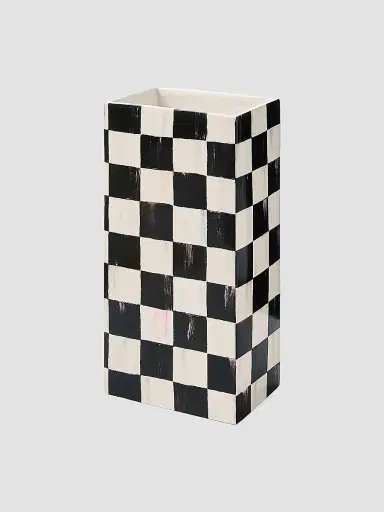 MacKenzie-Childs Courtly Check Pillar Vase | Thumbnail 2