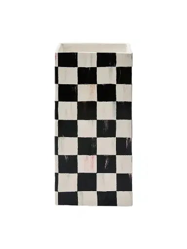 MacKenzie-Childs Courtly Check Pillar Vase | Thumbnail 1
