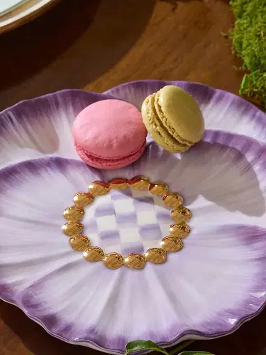 MacKenzie-Childs Pansy Party Ceramic Dessert Plates 4-Piece Set | Thumbnail 4 MacKenzie-Childs Pansy Party Ceramic Dessert Plates 4-Piece Set | Thumbnail 4