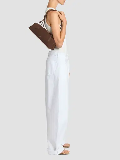 Alaïa Women's Le Teckel Leather Shoulder Bag | Thumbnail 2