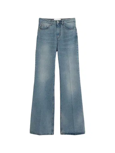 AMI PARIS Women's Flare Fit Mid-Rise Jeans | Thumbnail 1 AMI PARIS Women's Flare Fit Mid-Rise Jeans | Thumbnail 1
