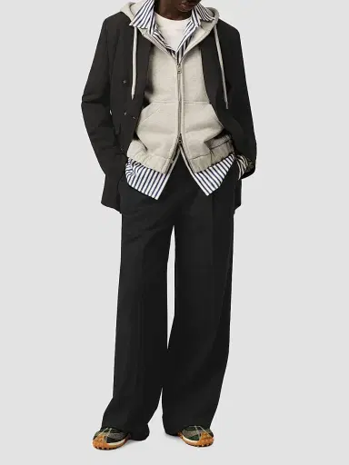 AMI PARIS Women's Zuit Wool Two-Pleat Trousers | Thumbnail 2