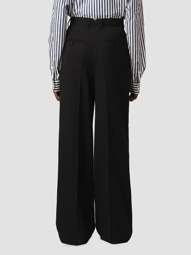 AMI PARIS Women's Zuit Wool Two-Pleat Trousers | Thumbnail 3