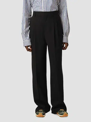 AMI PARIS Women's Zuit Wool Two-Pleat Trousers | Thumbnail 4