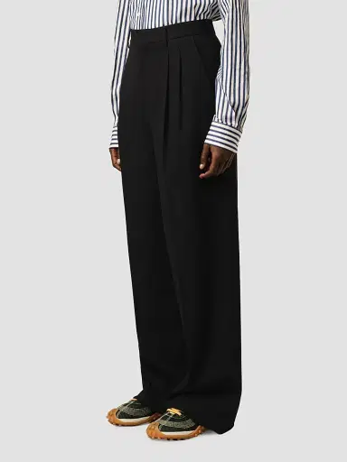 AMI PARIS Women's Zuit Wool Two-Pleat Trousers | Thumbnail 6