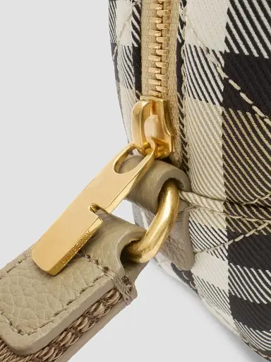 Burberry Women's Horseshoe Check Pouch | Thumbnail 5 Burberry Women's Horseshoe Check Pouch | Thumbnail 5