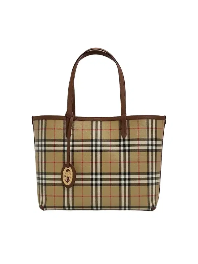Burberry Women's Small Check Tote Bag