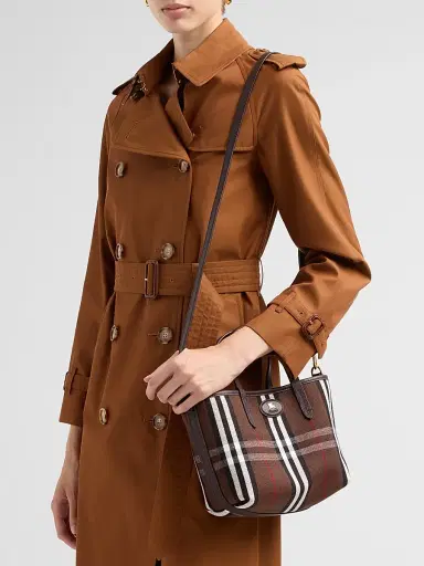 Burberry Women's Mini Bloomsbury Reversible Tote Bag | Thumbnail 2 Burberry Women's Mini Bloomsbury Reversible Tote Bag | Thumbnail 2