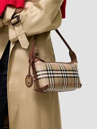 Burberry Women's Mini Check Shoulder Bag | Thumbnail 2