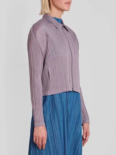 Pleats Please Issey Miyake Women's Monthly Colors: August Blouson Jacket | Thumbnail 4