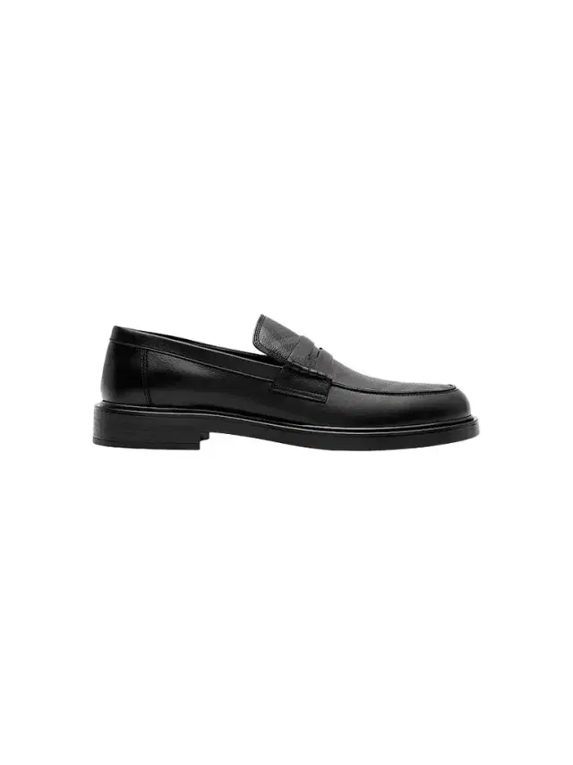 Burberry Men's Pembroke Checked Leather Loafers