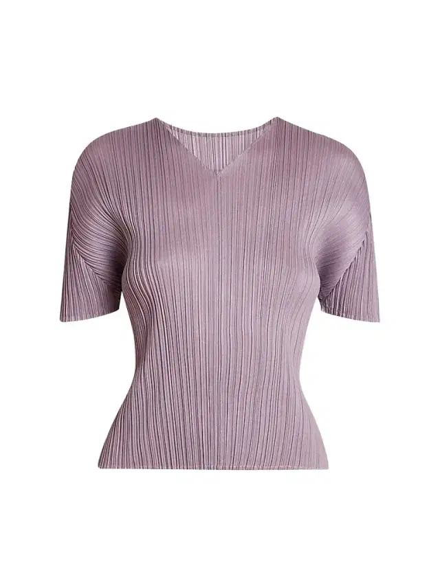 Pleats Please Issey Miyake Women's Monthly Colors: August Top - Grayish Purple