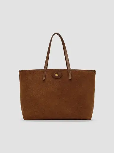 Burberry Women's Medium Bloomsbury Check Reversible Tote Bag | Thumbnail 4