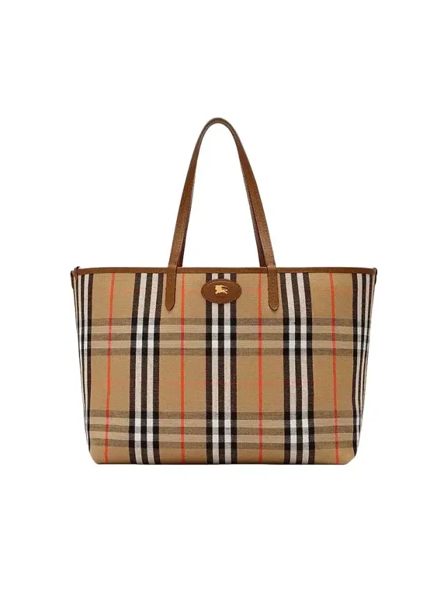 Burberry Women's Medium Bloomsbury Check Reversible Tote Bag