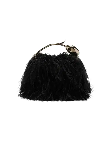 Erdem Women's Bloom Mini Ostrich-Feather Leather Top Handle Bag | Thumbnail 1