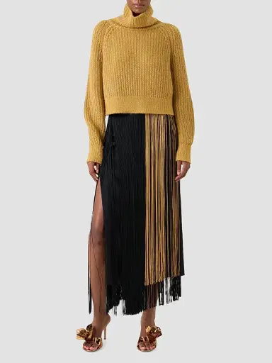 Akris Women's Chunky Knit Turtleneck Sweater | Thumbnail 2