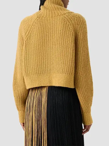 Akris Women's Chunky Knit Turtleneck Sweater | Thumbnail 3