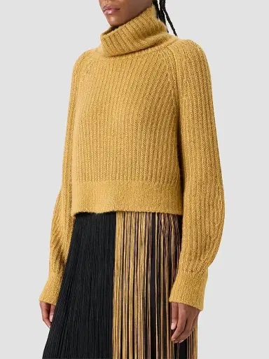 Akris Women's Chunky Knit Turtleneck Sweater | Thumbnail 6