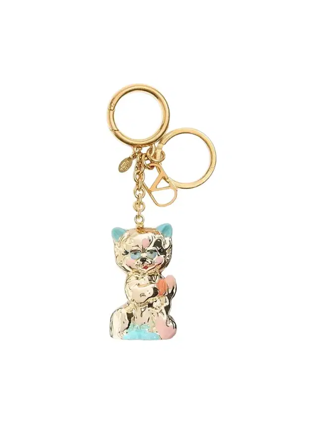 Valentino Garavani Women's Le Chat De La Maison Nylon Bag Charm with Key Ring