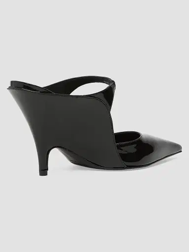 Ferragamo Women's Jasir 95MM Patent Leather Stiletto Mules | Thumbnail 3