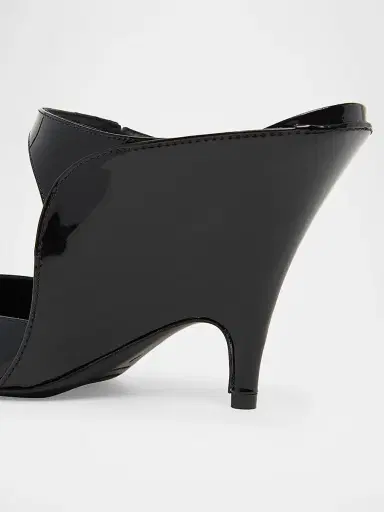 Ferragamo Women's Jasir 95MM Patent Leather Stiletto Mules | Thumbnail 5
