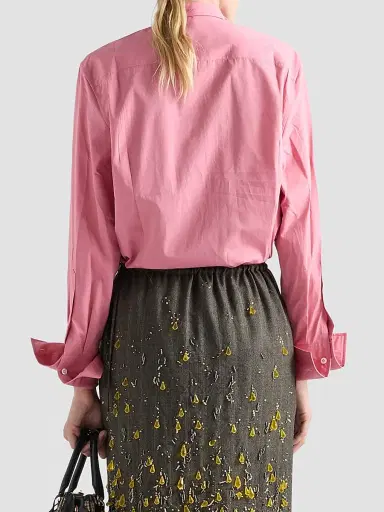 Prada Women's Poplin Shirt | Thumbnail 4 Prada Women's Poplin Shirt | Thumbnail 4