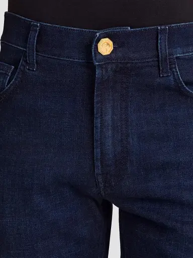 Stefano Ricci Men's Cotton Blend Tapered Jeans | Thumbnail 6