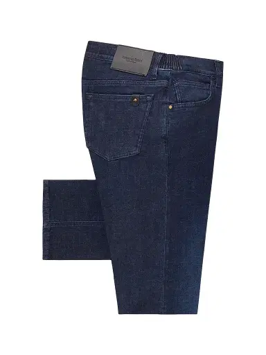 Stefano Ricci Men's Cotton Blend Tapered Jeans | Thumbnail 1