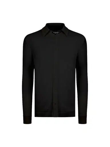 Stefano Ricci Men's Button Down Knit Shirt | Thumbnail 1