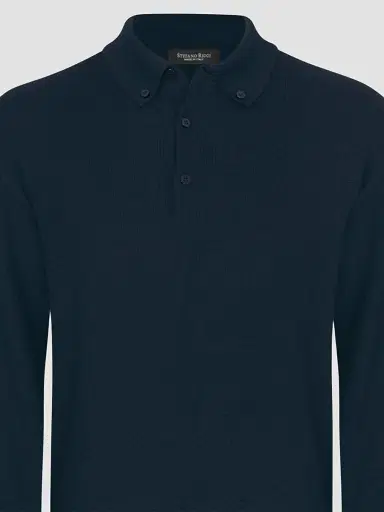Stefano Ricci Men's Three-Button Polo Shirt | Thumbnail 2 Stefano Ricci Men's Three-Button Polo Shirt | Thumbnail 2
