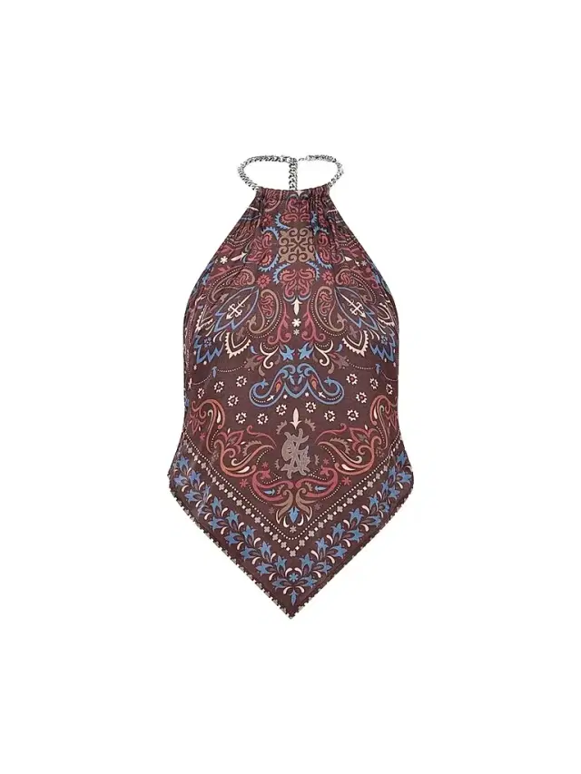 Ksubi Women's Folk Bandana Scarf Top