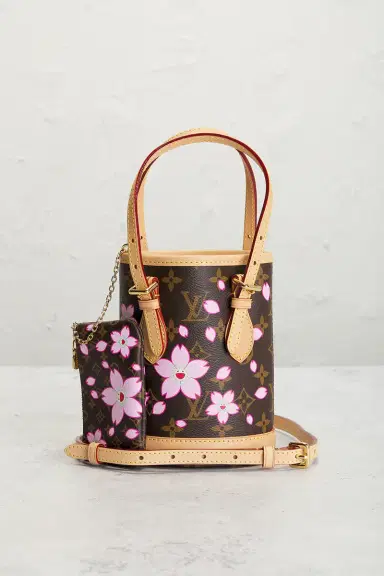 Louis Vuitton Louis Vuitton X Takashi Murakami Monogram Cherry Blossom Nano Bucket Bag | Thumbnail 2